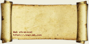 Jana Antunović vizit kartica